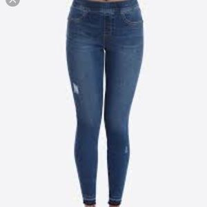 SPANX Distressed Skinny Jeans--fixed price $80